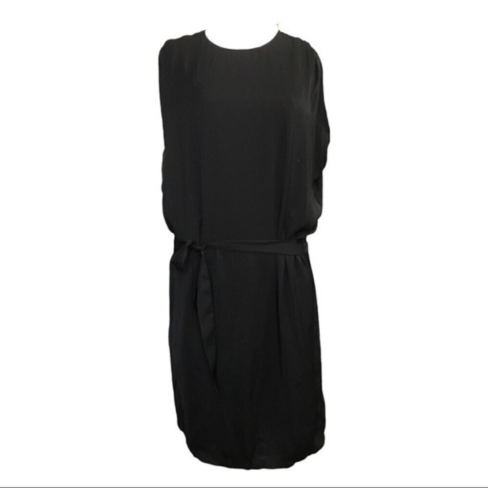 VINCE Black‎ Drawstring Dress size S